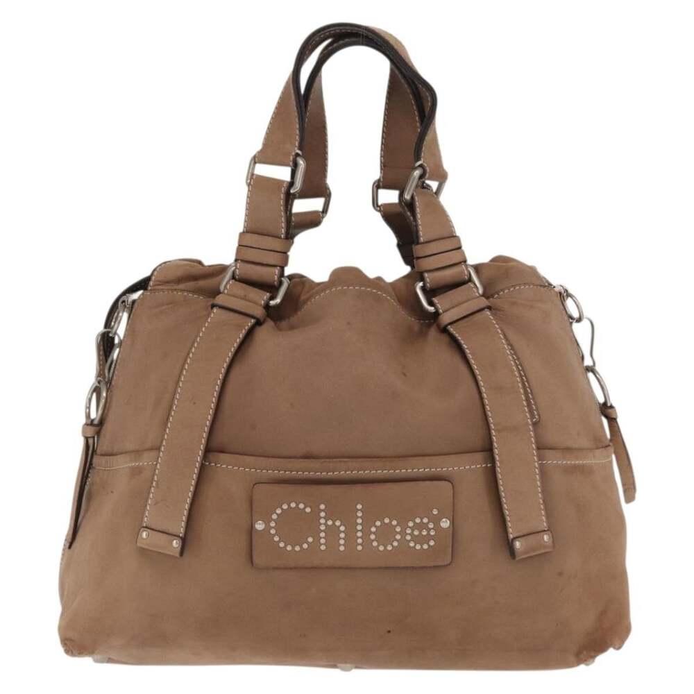 Chloe Leather Handbag Beige